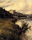 Louis Aston Knight Hilltop Chateau painting